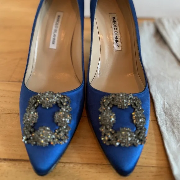 MANOLO BLAHNIK HANGISI 70MM Pump - Picture 4 of 7